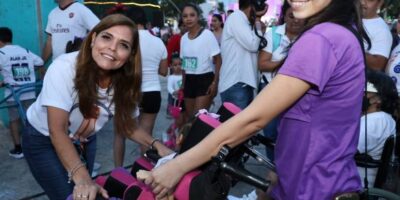 Verónica Lezama y Juanita Alonso dan banderazo de carrera “Unidas y Unidos por la Discapacidad”