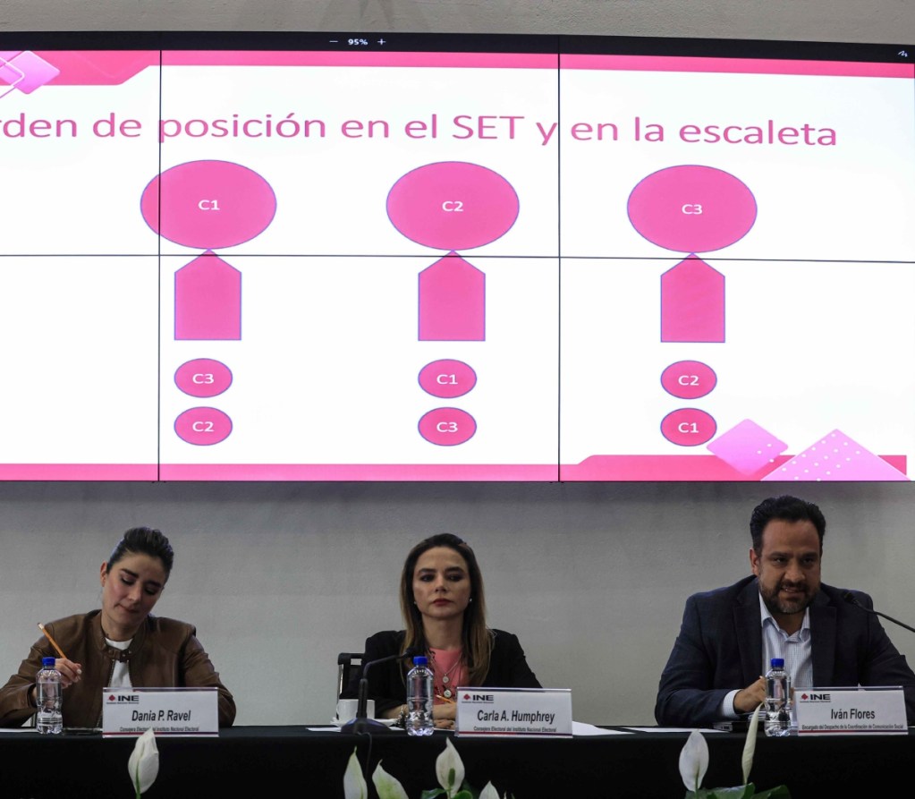 El INE realizó el sorteo para el orden de participaciones en el debate del domingo 7