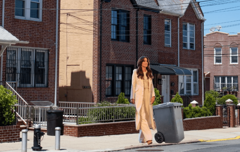 Nueva York usa un fotomontaje de Kate Middleton para promover los cubos de basura. Foto de X @NYCSanitation