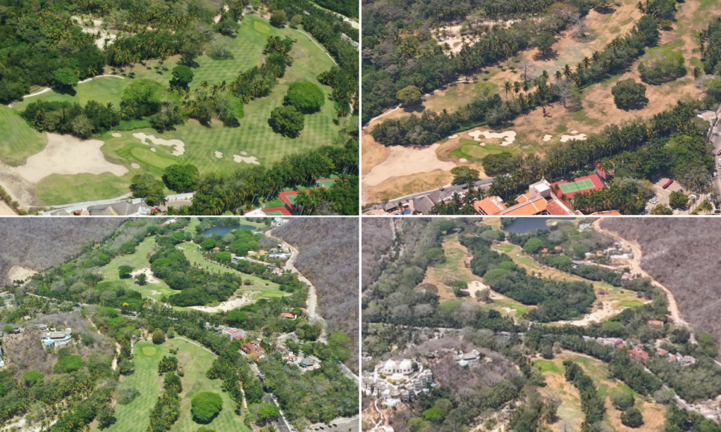 Ricardo Salinas: antes y después del campo de golf en Huatulco FOTOS