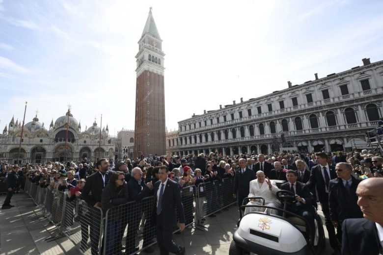 El papa Francisco visita Venecia