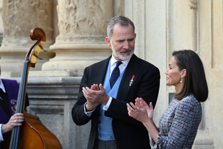 Los reyes de España, Felipe VI y Letizia, encabezaron la entrega del Premio de Literatura Miguel de Cervantes 2023