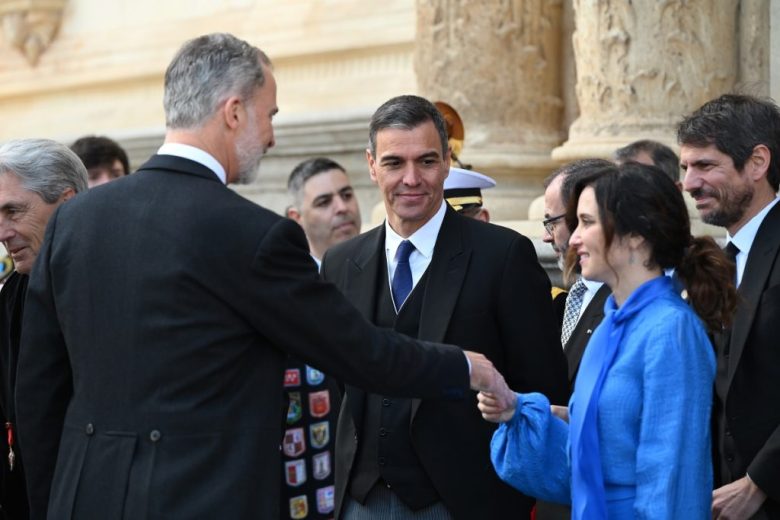 Aspecto del evento donde se entregó el Premio de Literatura Miguel de Cervantes 2023