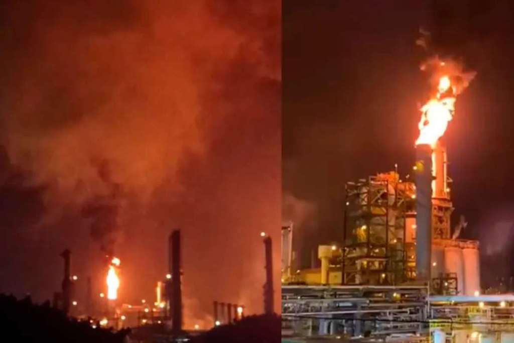 Reportan explosión en la Refinería de Minatitlán de Pemex, en Veracruz. Hasta el momento no habría heridos ni fallecidos