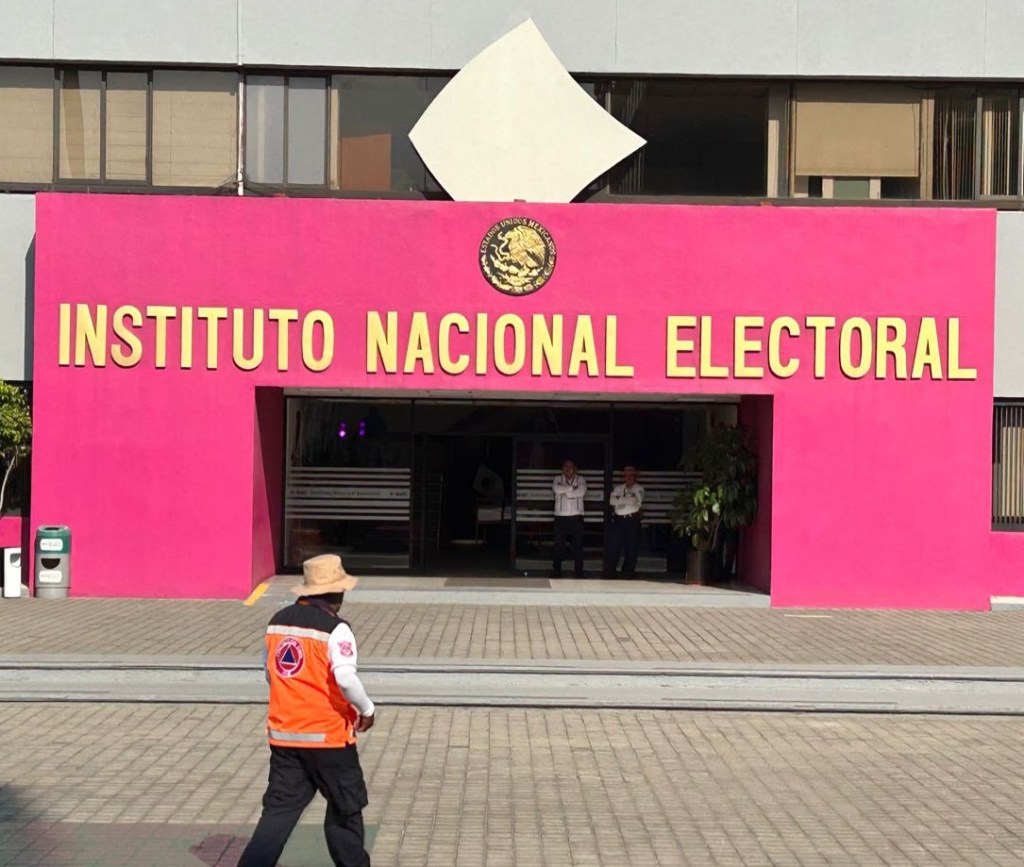 La sede del INE, donde se realizará el primer debate presidencial 2024 (Foto de El Universal)