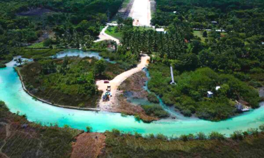 Tren Maya: ilegal extración de agua en Estero de Chac en la Península de Yucatán