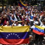 Personas de origen venezolano radicadas en México protestaron ayer, para exigir elecciones libres y justas rumbo a las presidenciales del próximo 28 de julio en la nación sudamericana