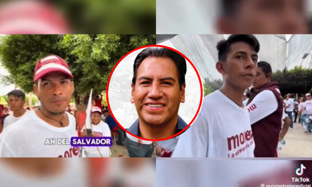 Denuncian acarreo de migrantes a campaña del candidato de Morena al gobierno de Chiapas Eduardo Ramírez Aguilar VÍDEO