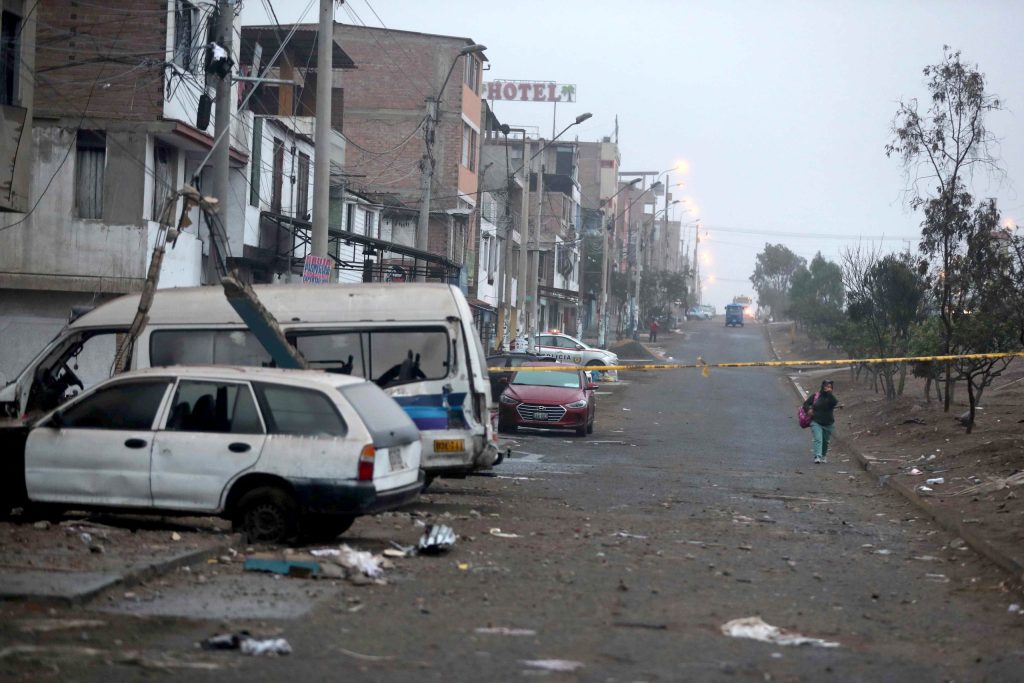 Explosión en Perú