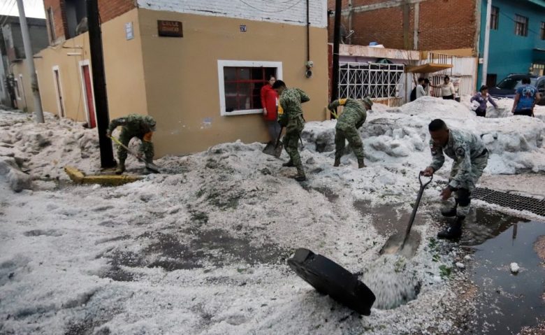 granizada en Puebla 2024 Sedena