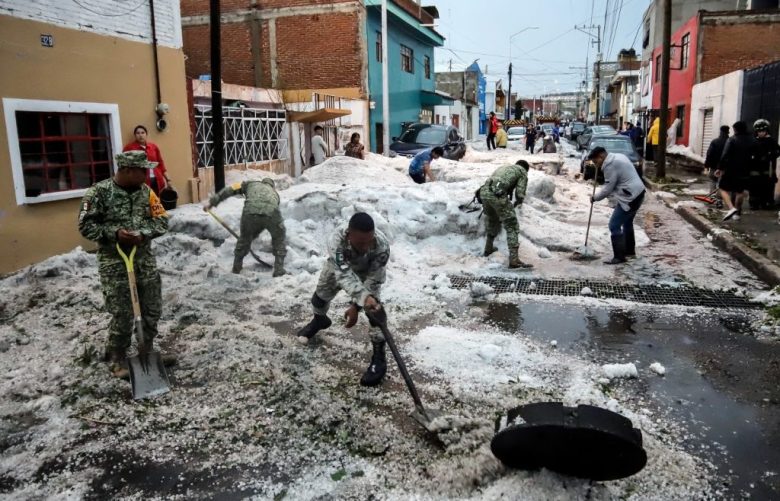 granizada en Puebla 2024 Sedena