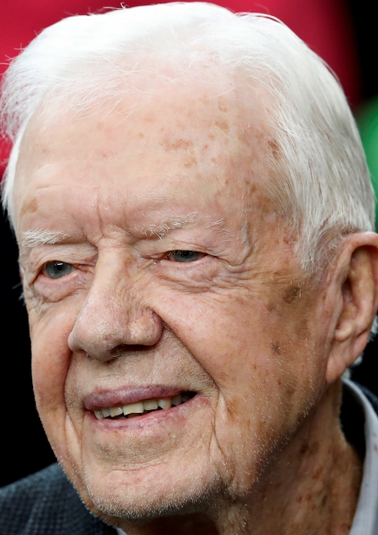 El expresidente de Estados Unidos Jimmy Carter, en un evento en Atlanta en 2016