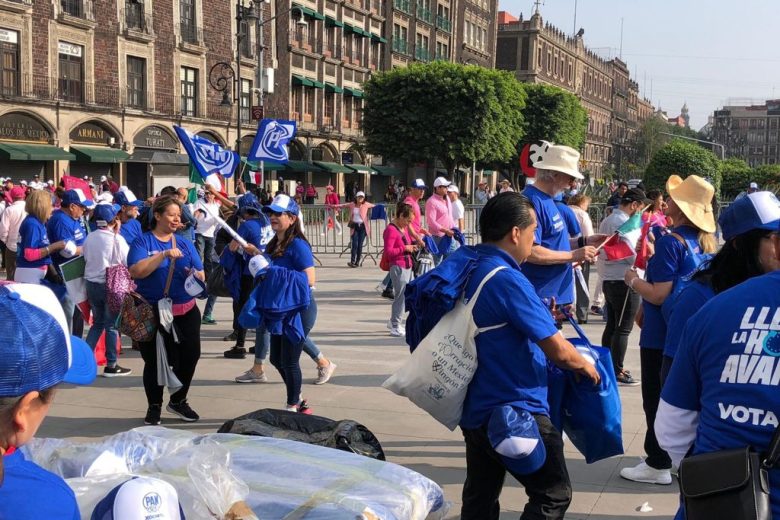 Marea Rosa en el Zócalo