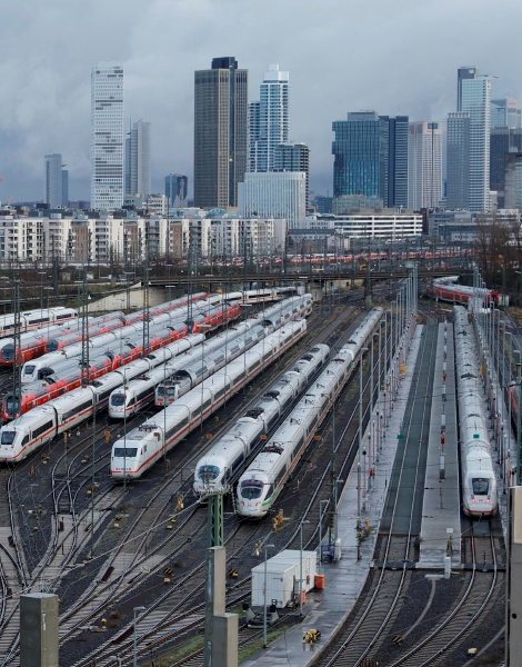 Los conductores de trenes alemanes iniciaron la huelga más larga de su historia