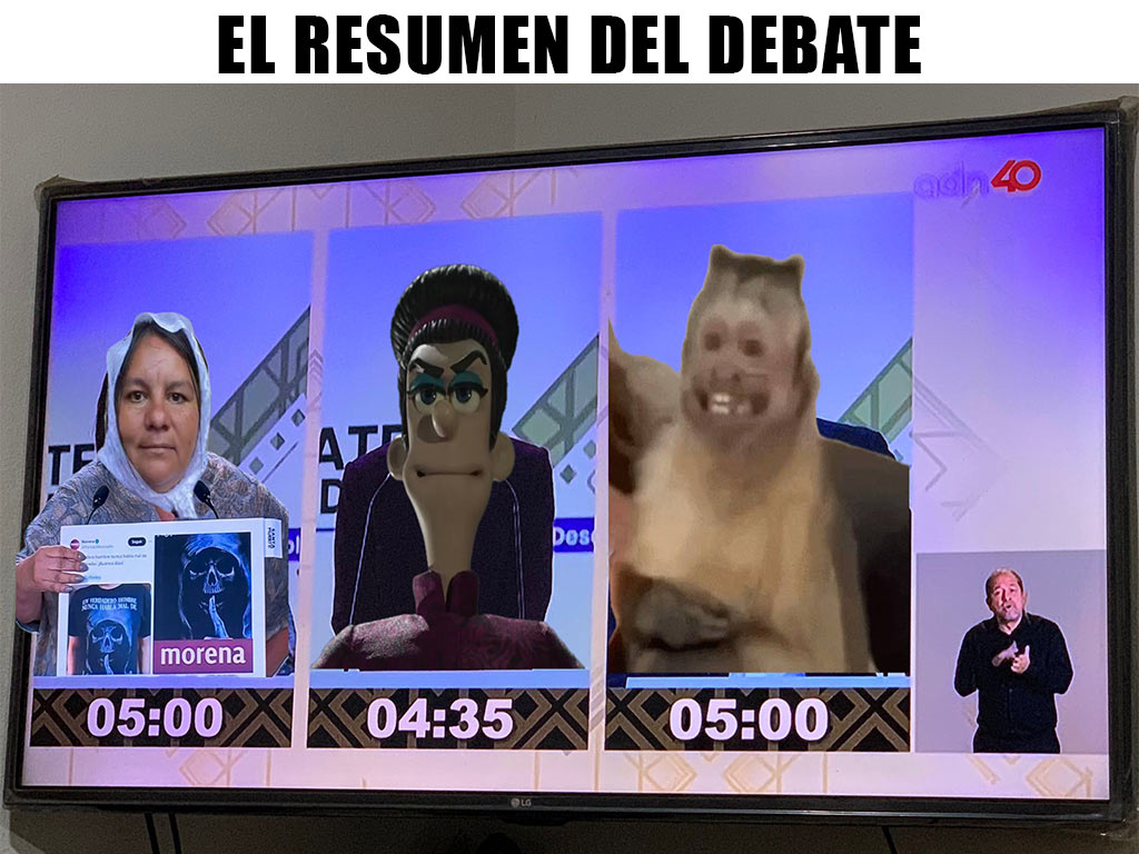 Estos son los mejores memes del tercer debate presidencial de este 19 de mayo en Tlatelolco, en Ciudad de México