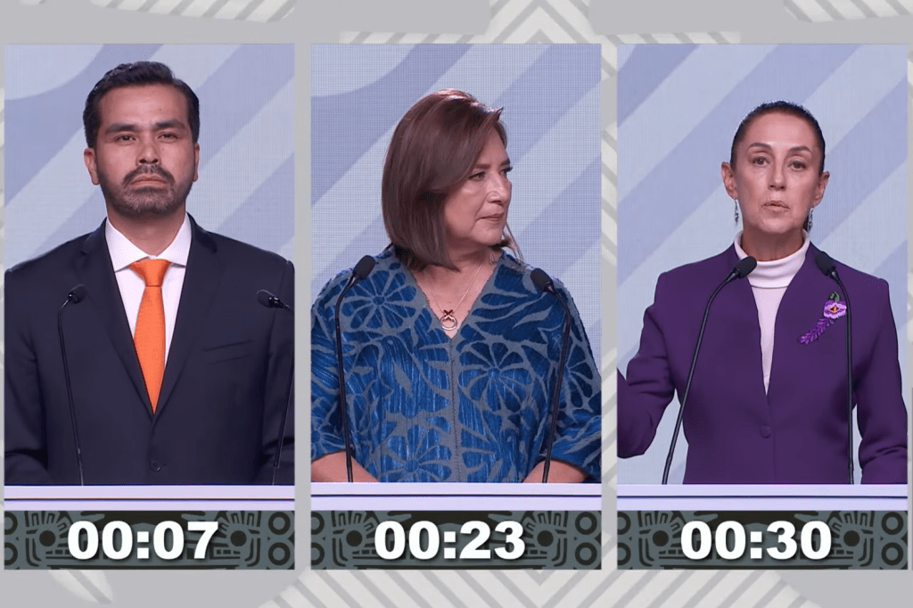 ¿Quién ganó el tercer debate presidencial? Claudia Sheinbaum Xóchitl Gálvez Máynez