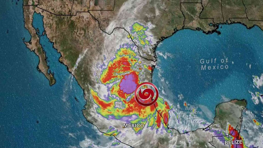 La tormenta tropical "Alberto" se degradó a un sistema de baja presión, pero se prevén lluvias y vientos de entre 40 a 60 km/h
