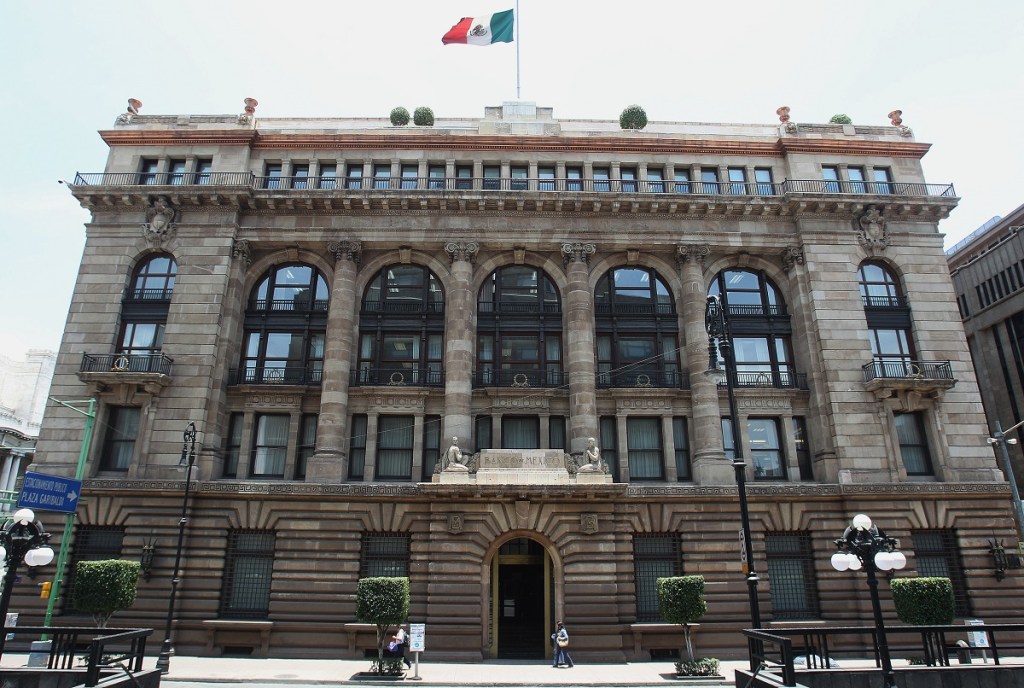 Edificio central del Banco de México (Foto de EFE)