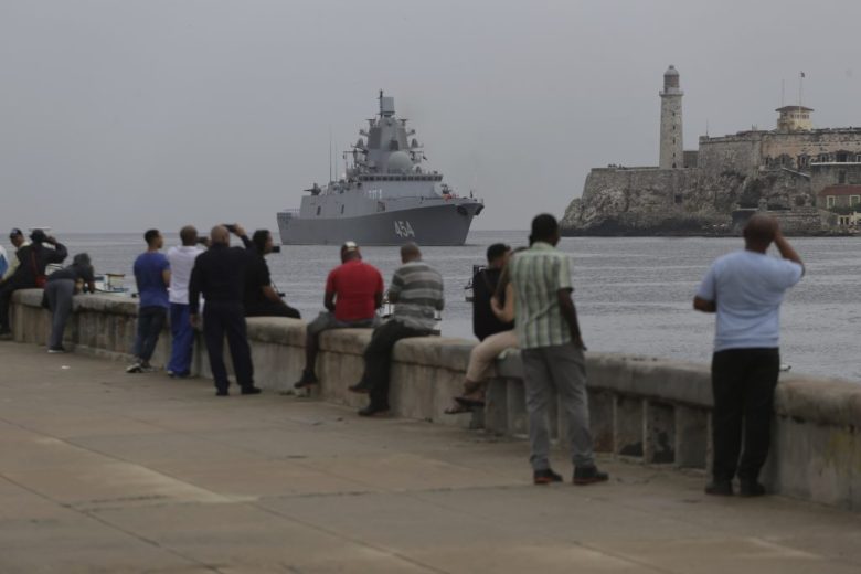 Barcos militares rusos en Cuba