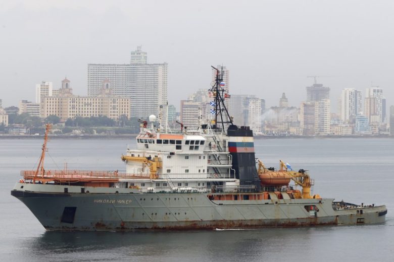 Barcos militares rusos en Cuba