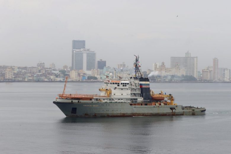 Barcos militares rusos en Cuba