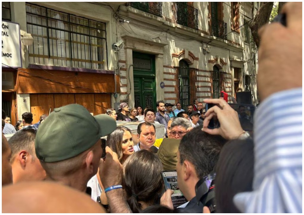Recuento de votos en la alcaldía Cuauhtémoc escala a empujones y presencia de la GN, pero se confirma victoria de Alessandra Rojo de la Vega