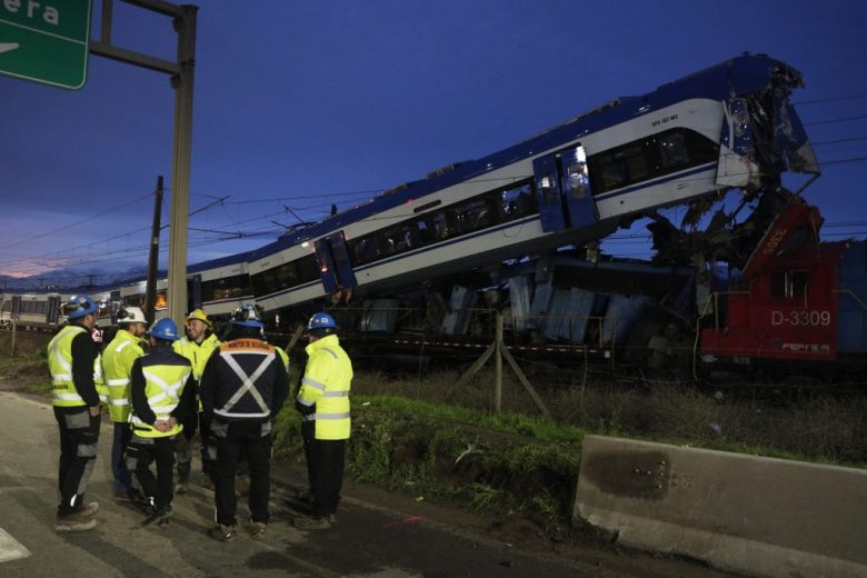 Choque de trenes en Chile