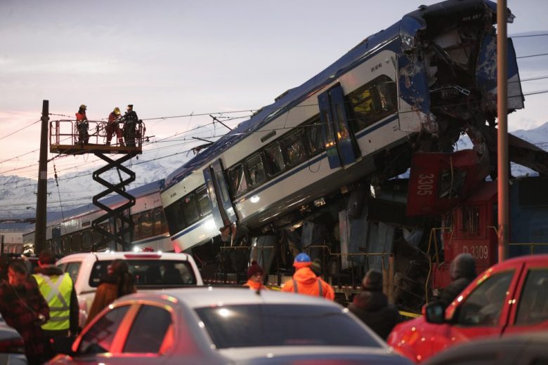 Choque de trenes en Chile