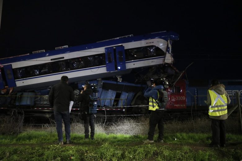 Choque de trenes en Chile