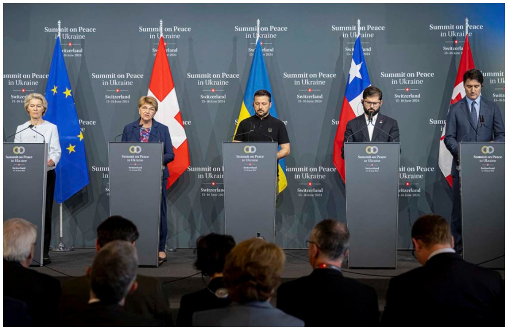 México no firma declaración de Cumbre de Paz de Ucrania entre los 13 de 84 países que no firma la declaratoria de la Cumbre de Paz de Ucrania
