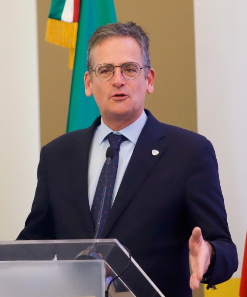 El presidente de la Cámara Española de Comercio en México (Camescom), Antonio Basagoiti Pastor,