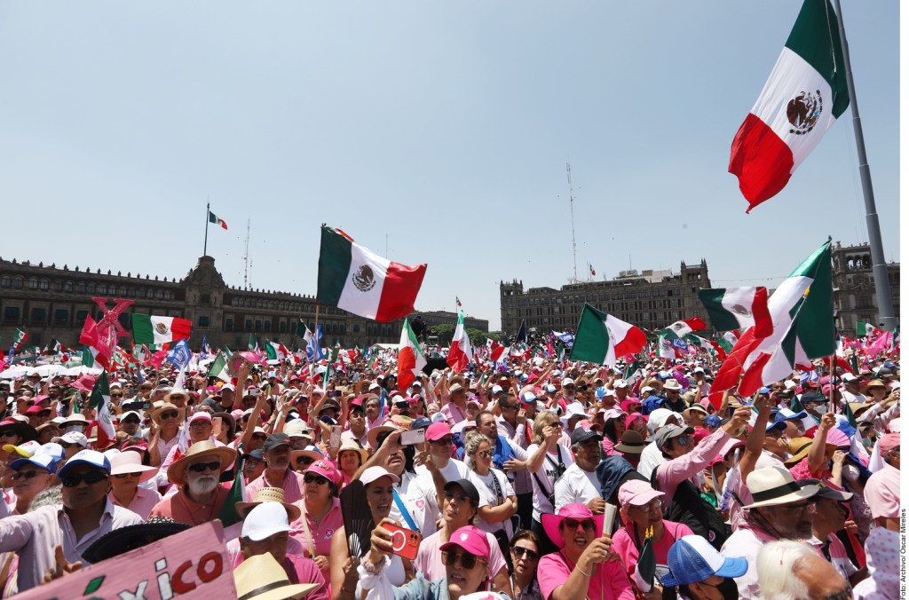 Las organizaciones que convocan a la 'Marea Rosa' descartan convertirse en un partido político: "nuestro partido es México"