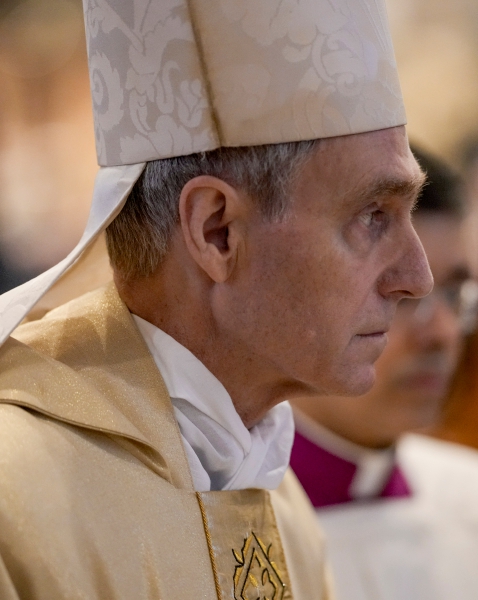 El arzobispo Georg Gänswein, quien fue secretario del papa Benedicto XVI