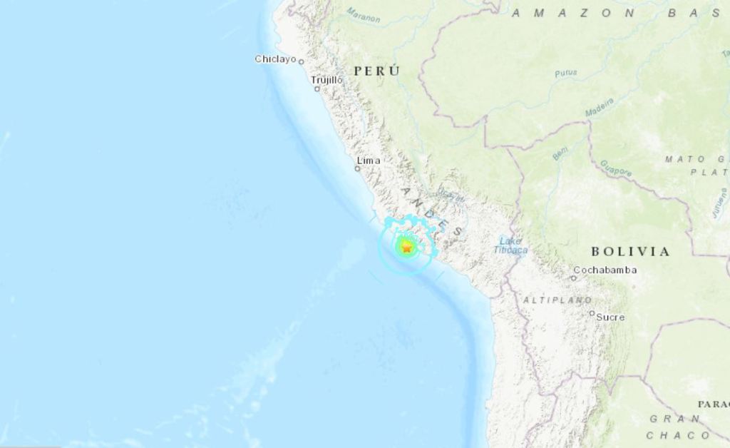 Sismo en Perú