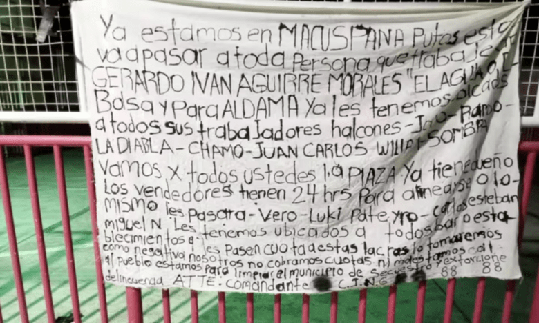 CJNG anuncia llegada a tierra que vio nacer a AMLO: “Ya estamos en Macuspana (...) La plaza ya tiene dueño, los vendedores tienen 24 horas para alinearse o lo mismo les pasará”