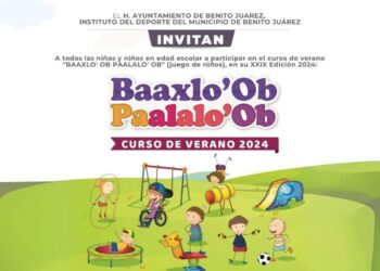 Invita Gobierno de Cancún al curso de verano ‘BAAXLO’OB PAALALO’OB’