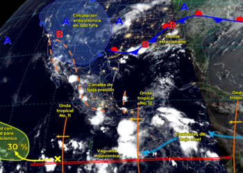 Pronóstico del tiempo para el 20 de julio: lluvias fuertes y descargas eléctricas en Campeche, Yucatán y Quintana Roo