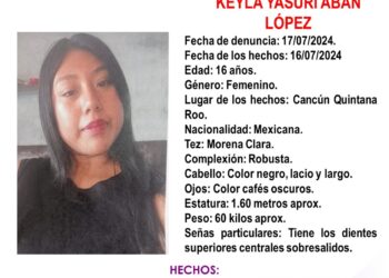 Búsqueda Urgente de Keyla Yasuri Aban López en Benito Juárez: Ayuda a Localizarla