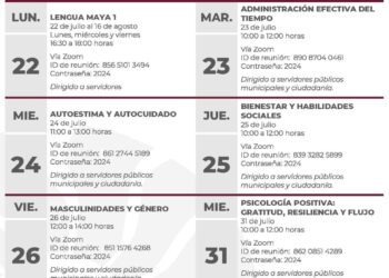 Gobierno de Benito Juárez Ofrece Cursos Gratuitos de Autoestima y Bienestar Personal a Ciudadanos