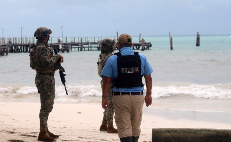 Aspecto de Tulum horas después del paso del huracán Beryl (Foto de EFE)