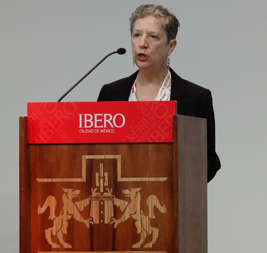 María Dolores París, profesora del Colegio de la Frontera Norte, ayer