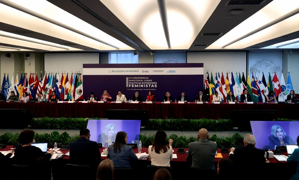 La tercera Cumbre Internacional de Políticas Exteriores Feministas arrancó ayer en Ciudad de México