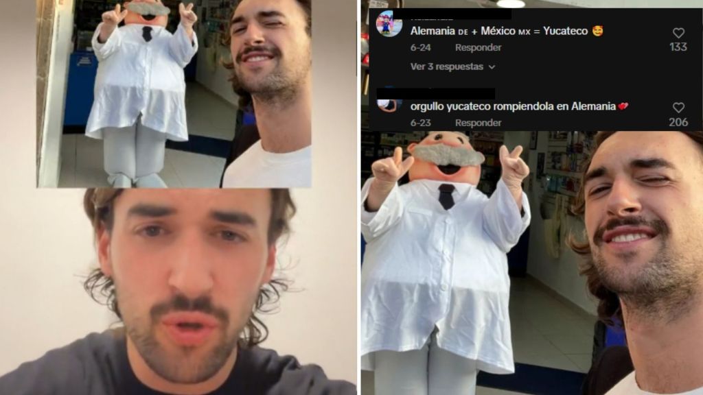 Influencer extranjero gana concurso con selfie junto al Dr. Simi y los mexicanos lo nombran 