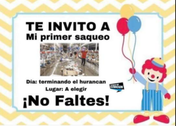 Secretaría de Seguridad Ciudadana de Q. Roo Alerta sobre Robo y Saqueos Durante Huracán «Beryl»