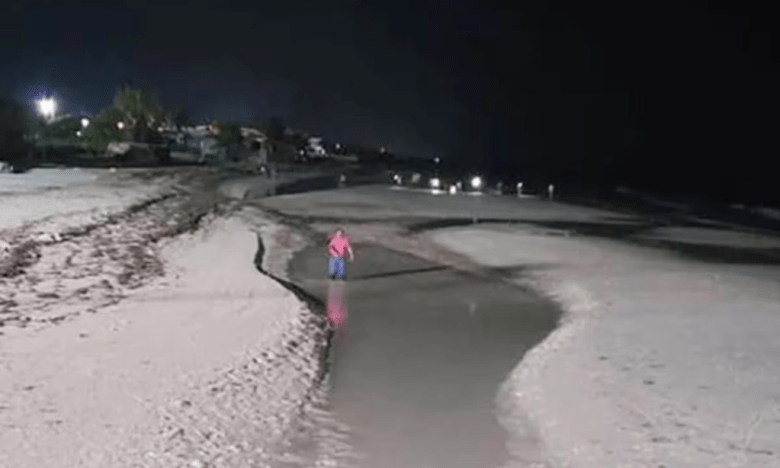 Se aleja el mar de Yucatán por huracán Beryl, 30 metros VÍDEO