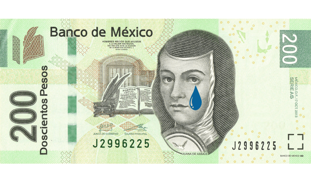 Se despide Sor Juana: billete mexicano en sus últimos días; este lo sustituye