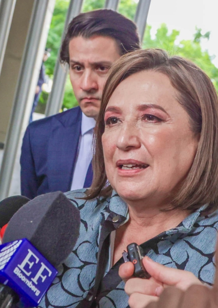 La senadora Xóchitl Gálvez Ruiz hace gestiones ante el Tribunal Electoral del Poder Judicial de la Federación