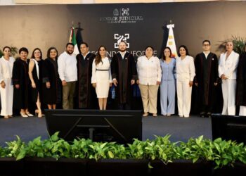 Alcaldeza de Cancún respalda avances del Poder Judicial de Quintana Roo en su Segundo Informe