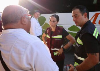 Ana Paty Peralta Encabeza Operativo para Asegurar Cumplimiento de Tarifas en el Transporte Público de Cancún