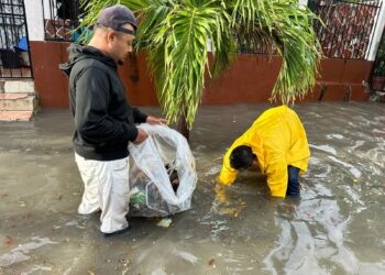 Implementan Brigadas de Limpieza ante Lluvias en Cancún